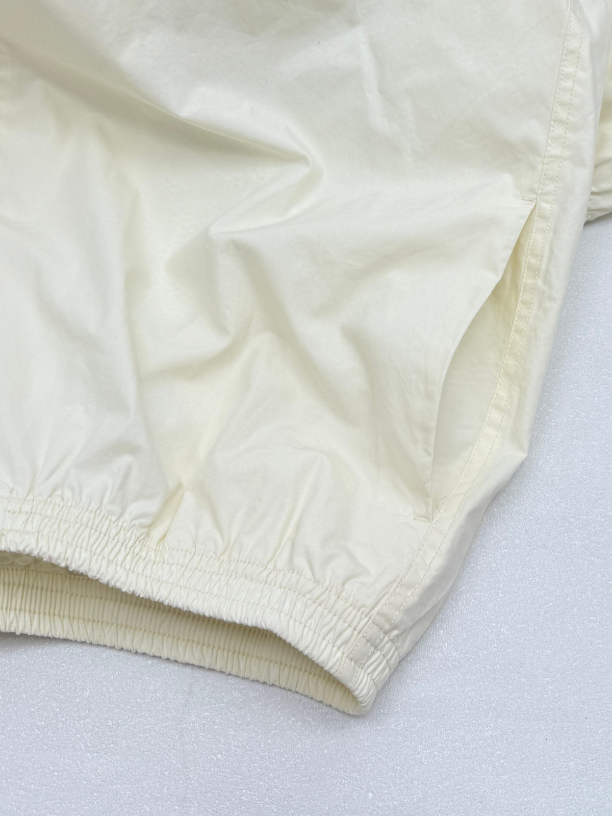 Acne Studios Off‑White Full‑Zip Stand‑Collar Track Jacket