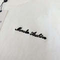 Moncler Shelton Logo Embroidered T-Shirt White