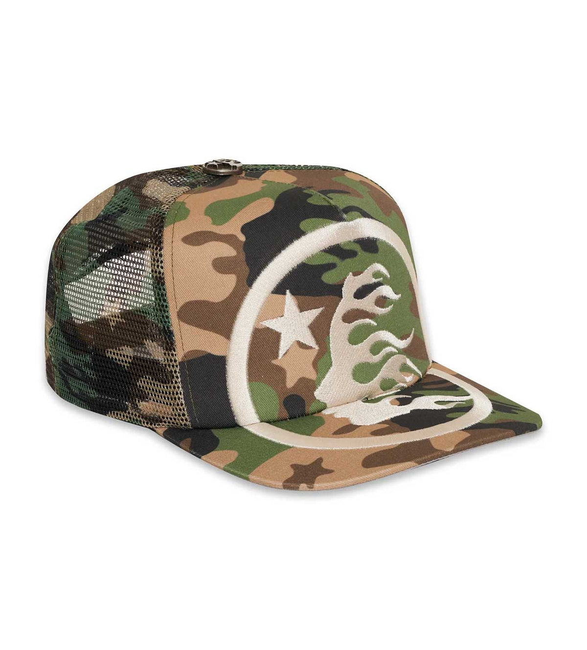 Hellstar Big Logo Trucker Hat Camo (Snapback)