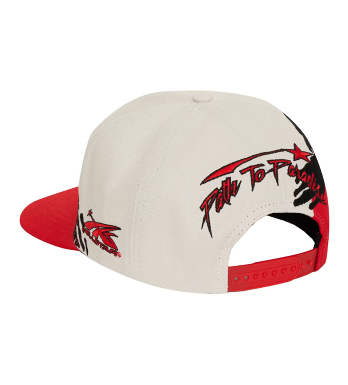 Hellstar Paintbrush Snapback Red/Black