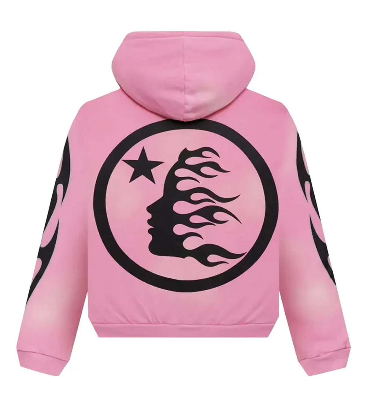 Hellstar Sports Flame Zip Up Pink