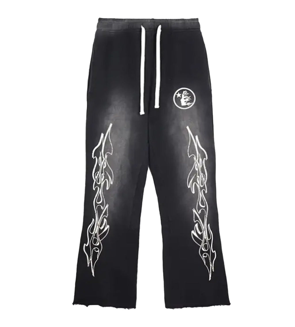 Hellstar Studios Flare Sweatpants Black