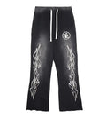 Hellstar Studios Flare Sweatpants Black