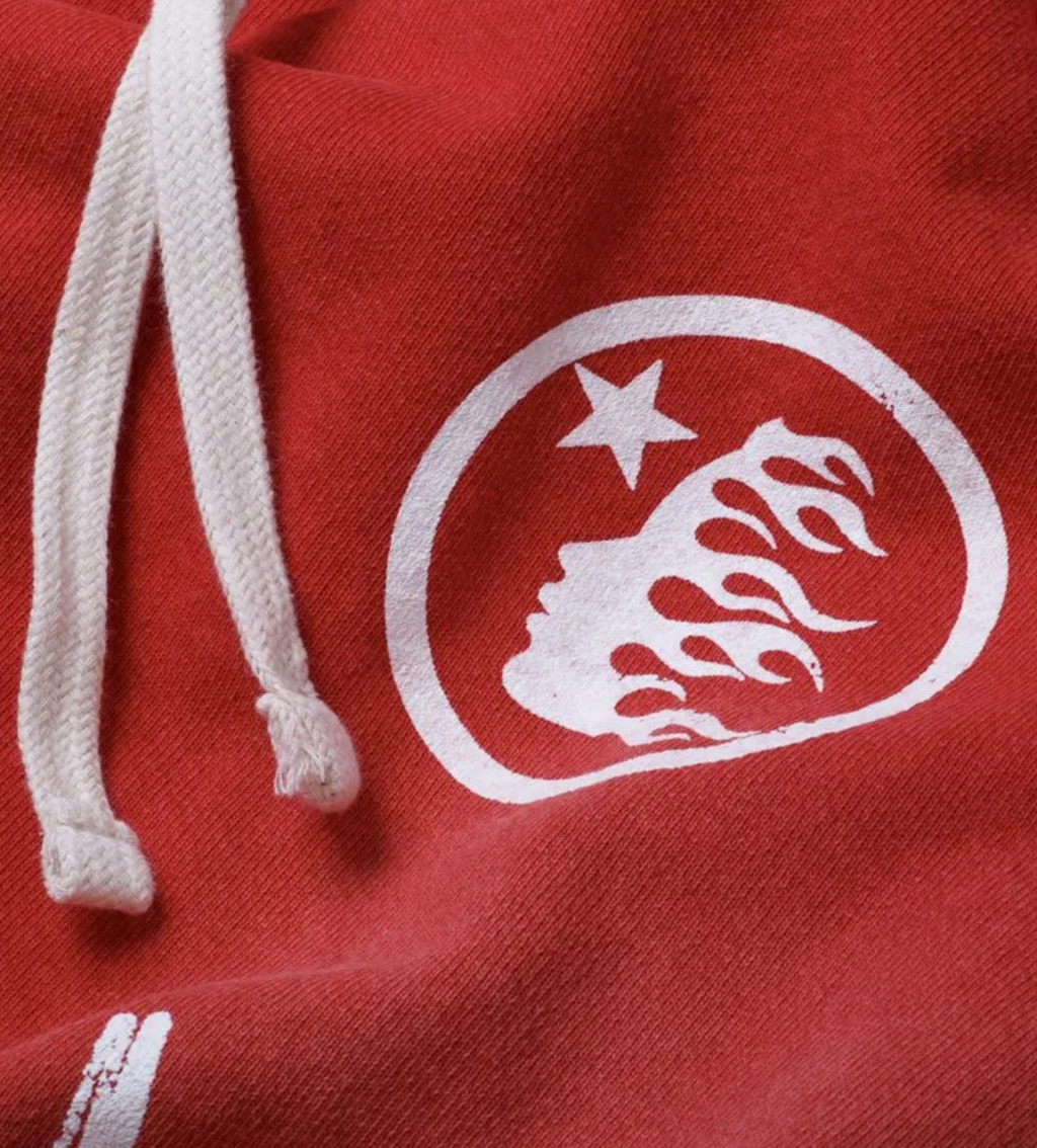 Hellstar Studios Racer Flare Sweatpants Red
